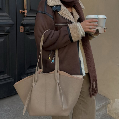 Leather Tote Bags, Women's Trendy Shoulder Bag, Genuine Leather Handbags