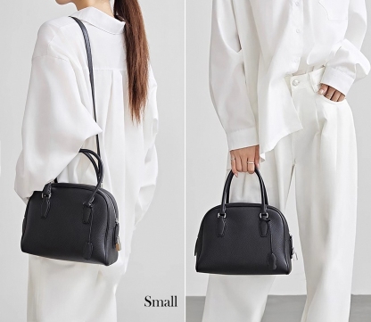 Genuine Leather Tote Bags, Women's Minimal Design Top Handle Bags, Leather Shoulder Bag