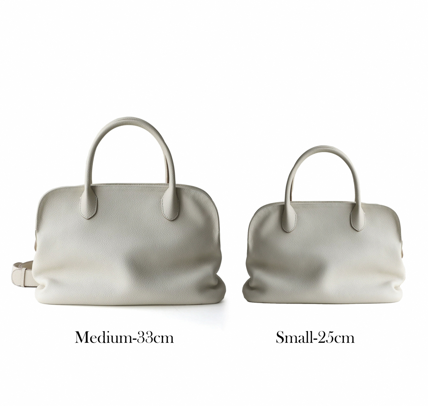 Pebbled Leather Top Handle Bag, Genuine Leather Shoulder Bags, Minimal Design Handbag