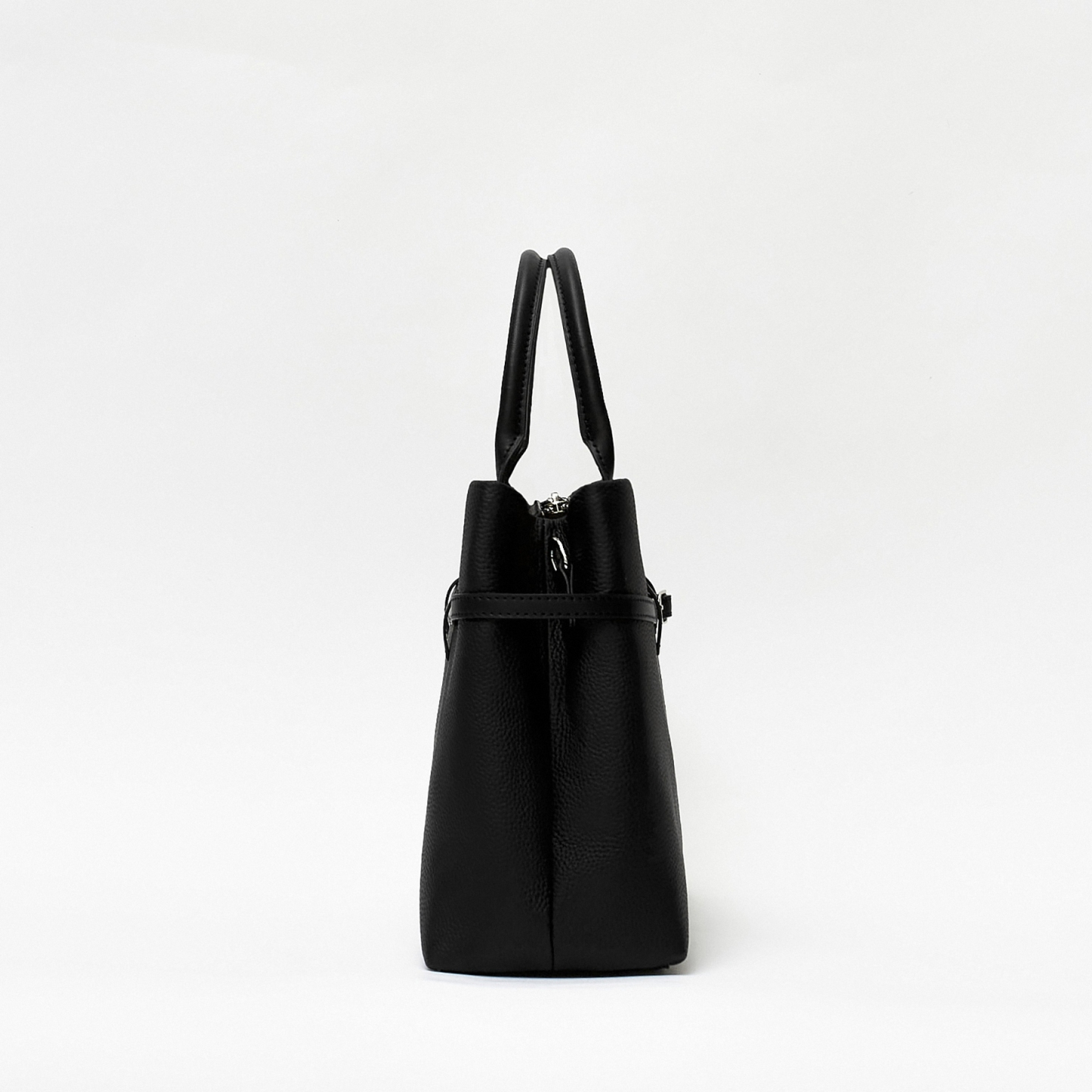 Grained Leather Tote Bags, Classic Design Leather Top Handle Bags, Leather Shoulder Bags