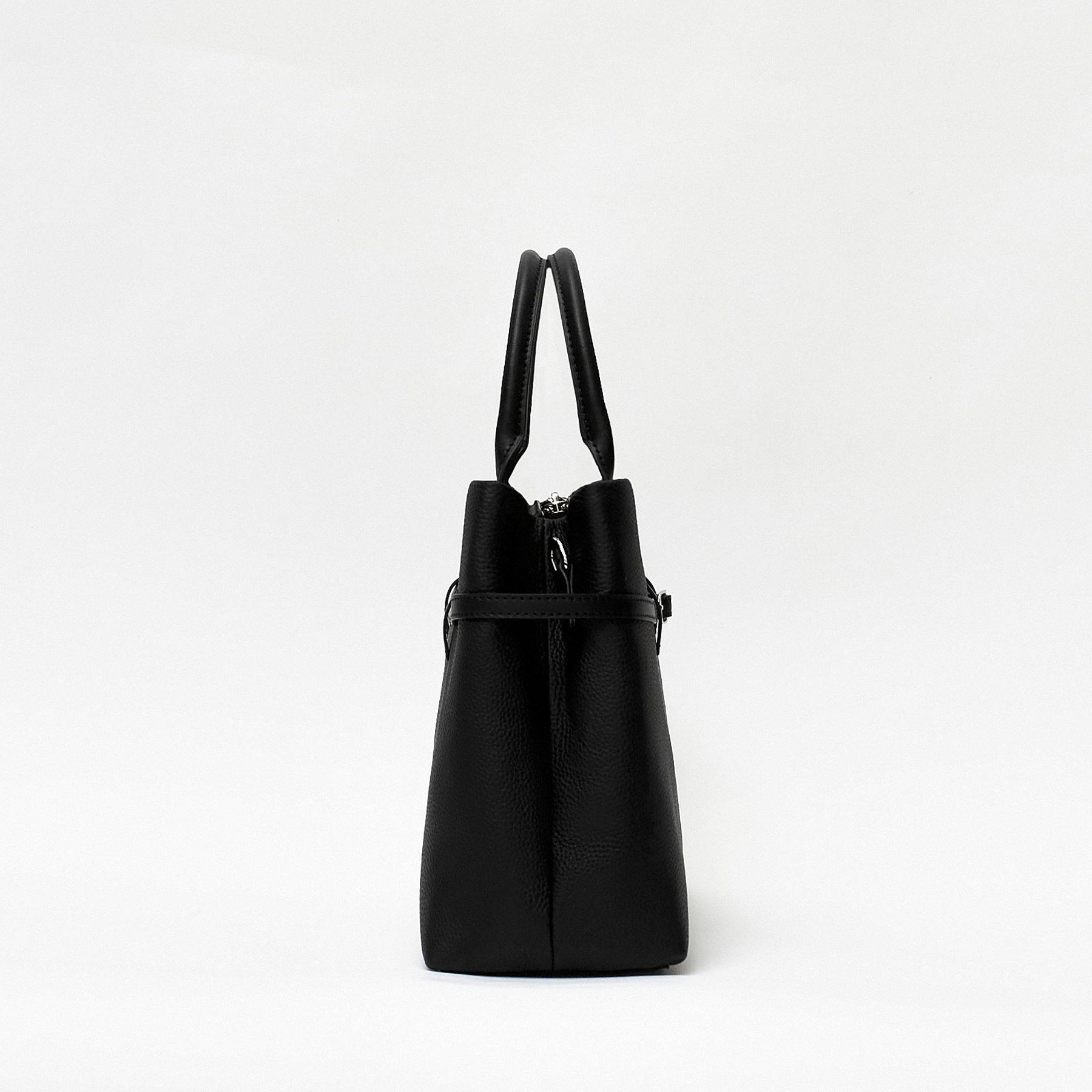 Grained Leather Tote Bags, Classic Design Leather Top Handle Bags, Leather Shoulder Bags