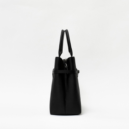 Grained Leather Tote Bags, Classic Design Leather Top Handle Bags, Leather Shoulder Bags