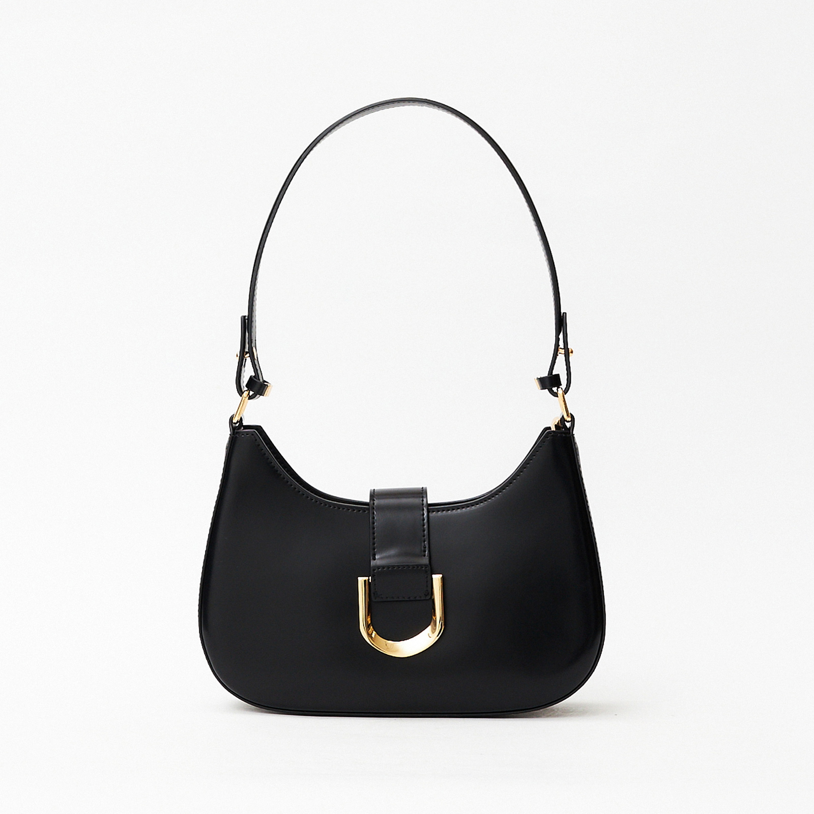 Women's Leather Shoulder Bags, Elegant Leather Purse, Minimal Design Shoulder Bag