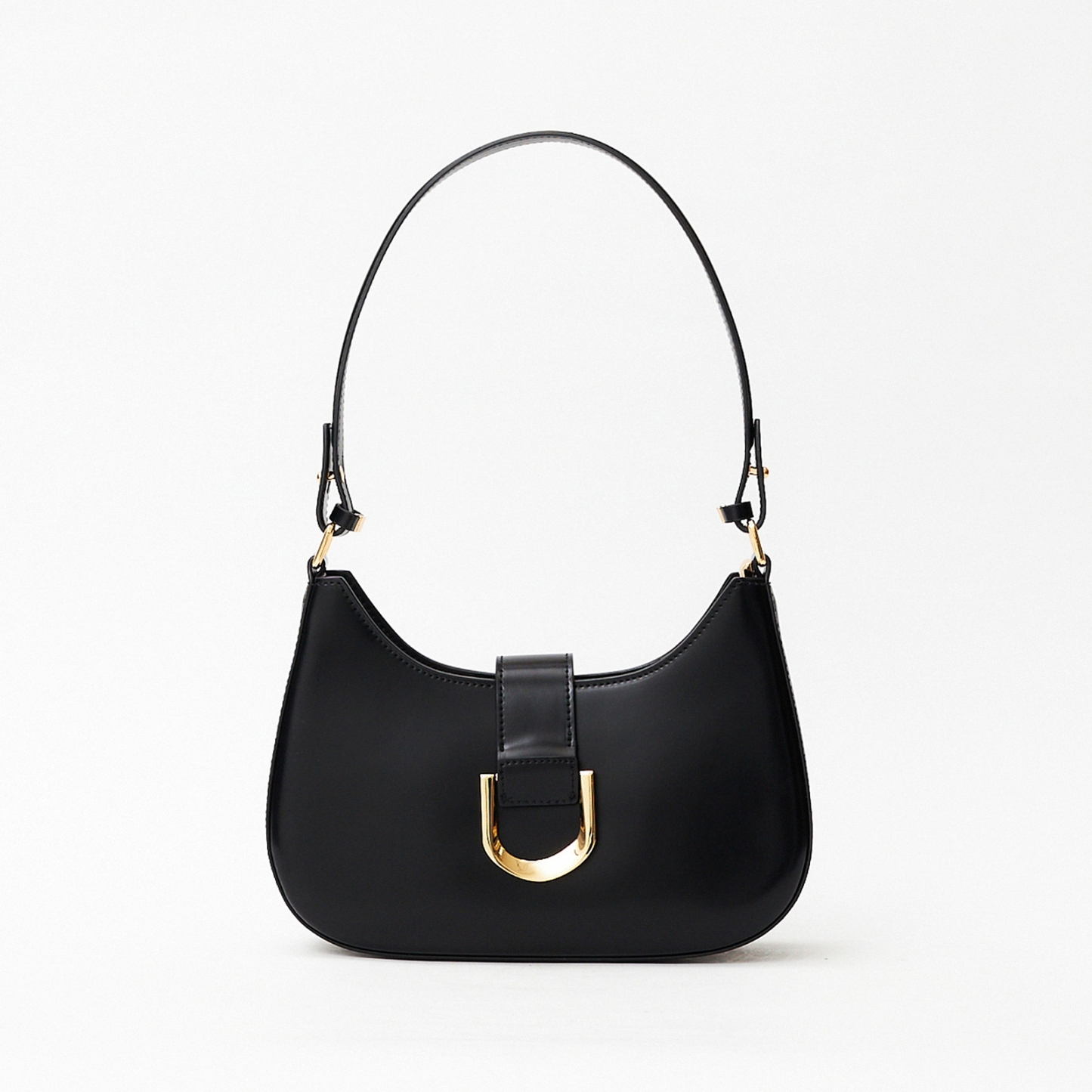 Women's Leather Shoulder Bags, Elegant Leather Purse, Minimal Design Shoulder Bag