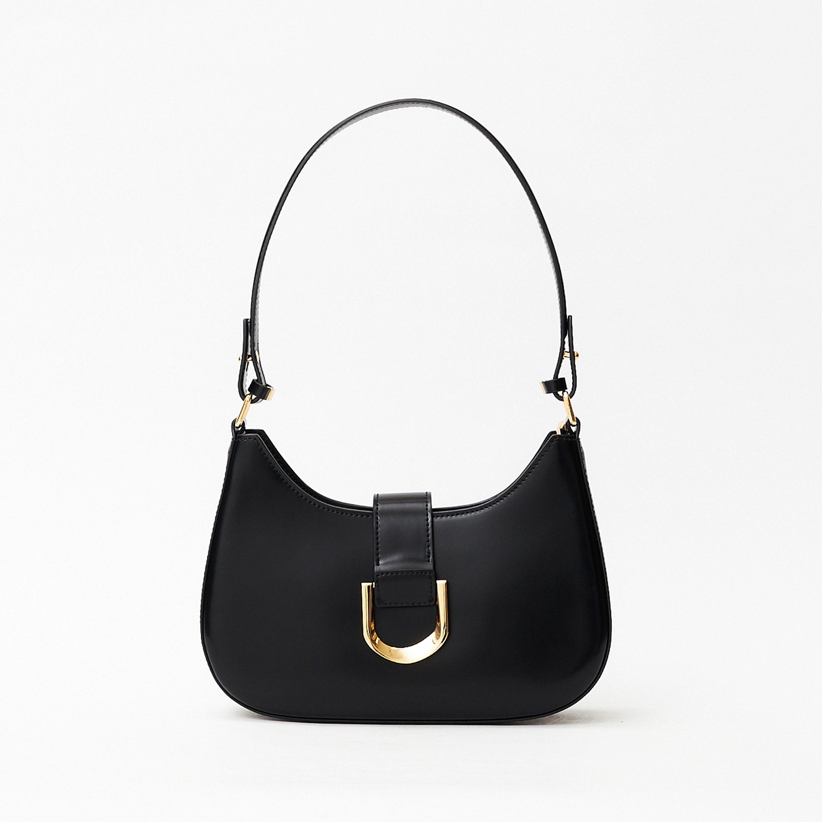 Women's Leather Shoulder Bags, Elegant Leather Purse, Minimal Design Shoulder Bag