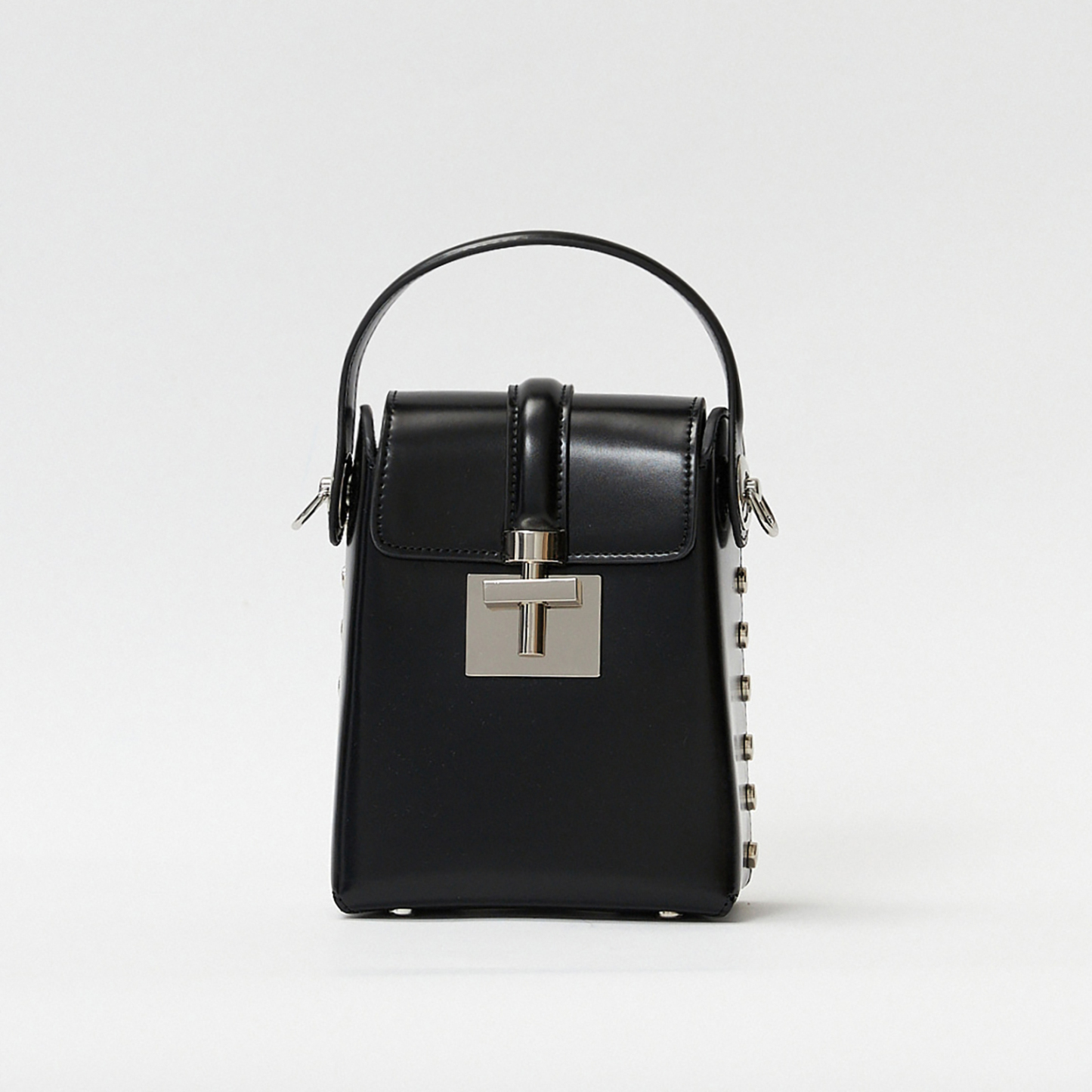 Leather Shoulder Bags, Leather Box Bag, Minimal Design Shoulder Bag