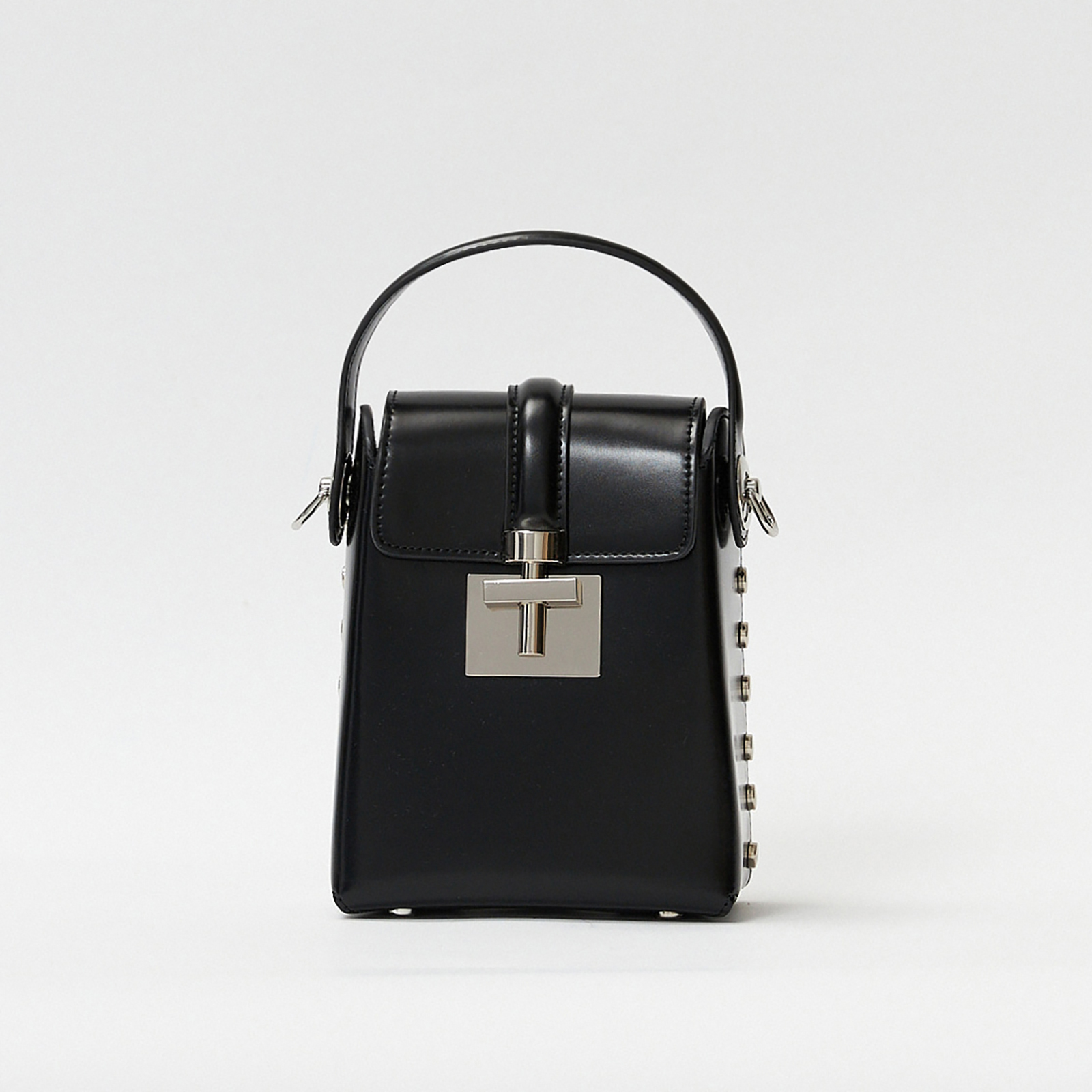 Leather Shoulder Bags, Leather Box Bag, Minimal Design Shoulder Bag