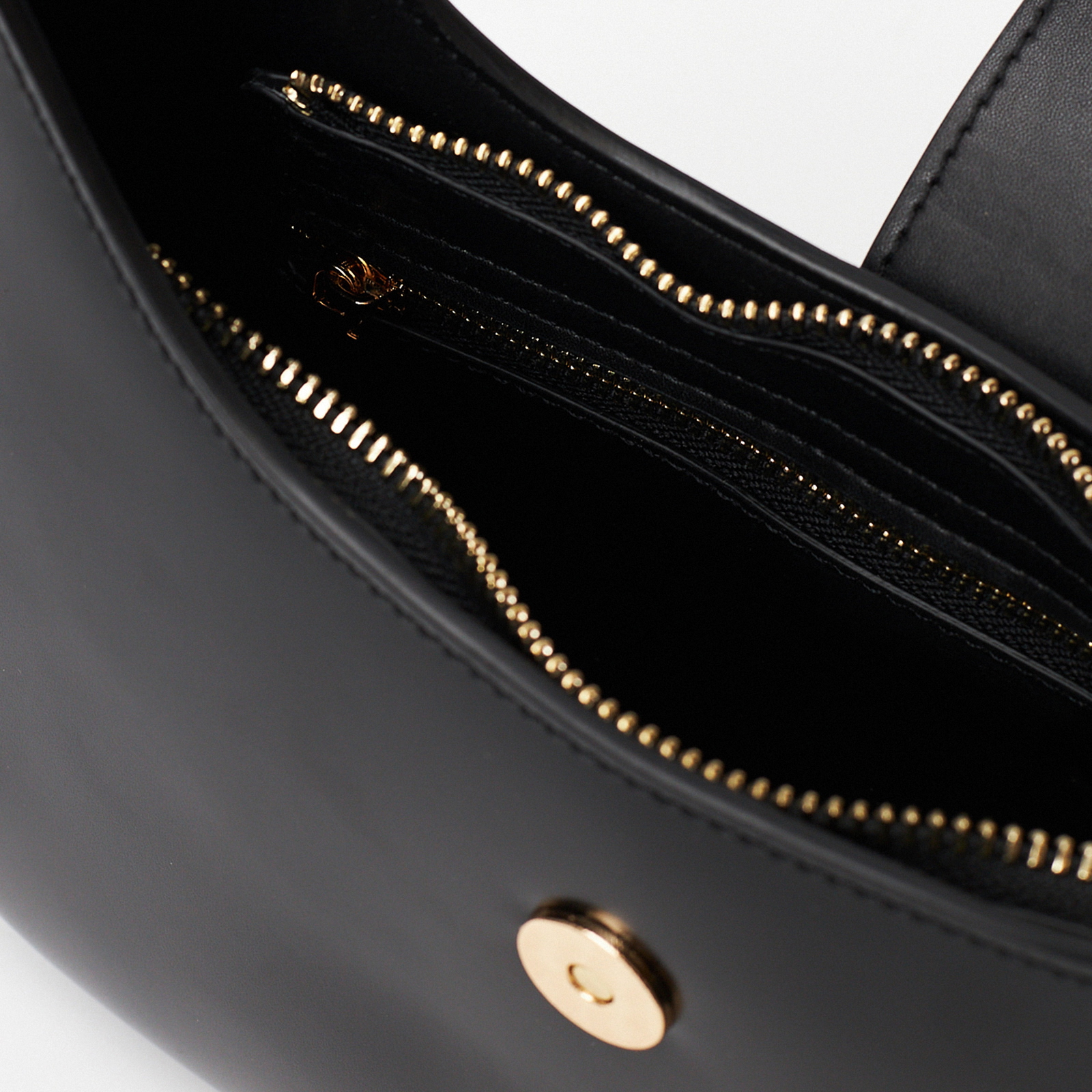 Women's Leather Shoulder Bags, Elegant Leather Purse, Minimal Design Shoulder Bag