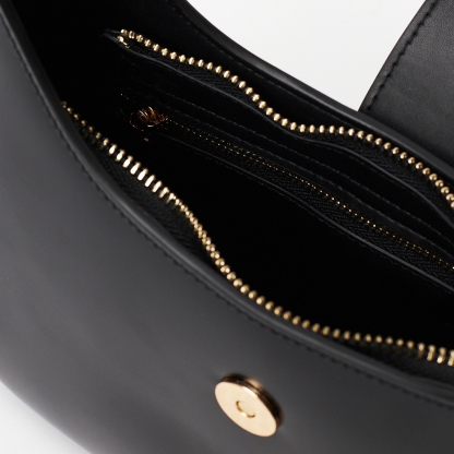 Women's Leather Shoulder Bags, Elegant Leather Purse, Minimal Design Shoulder Bag