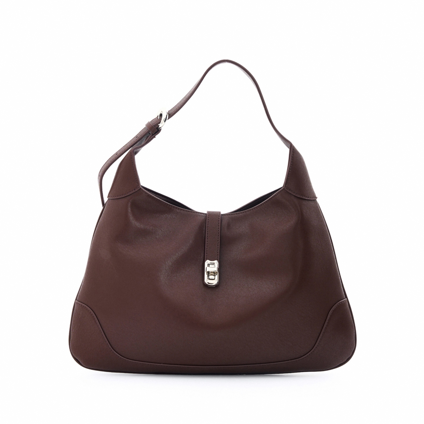 Minimal Design Leather Shoulder Bag, Leather Tote Bags, Women's Shoulder Bags