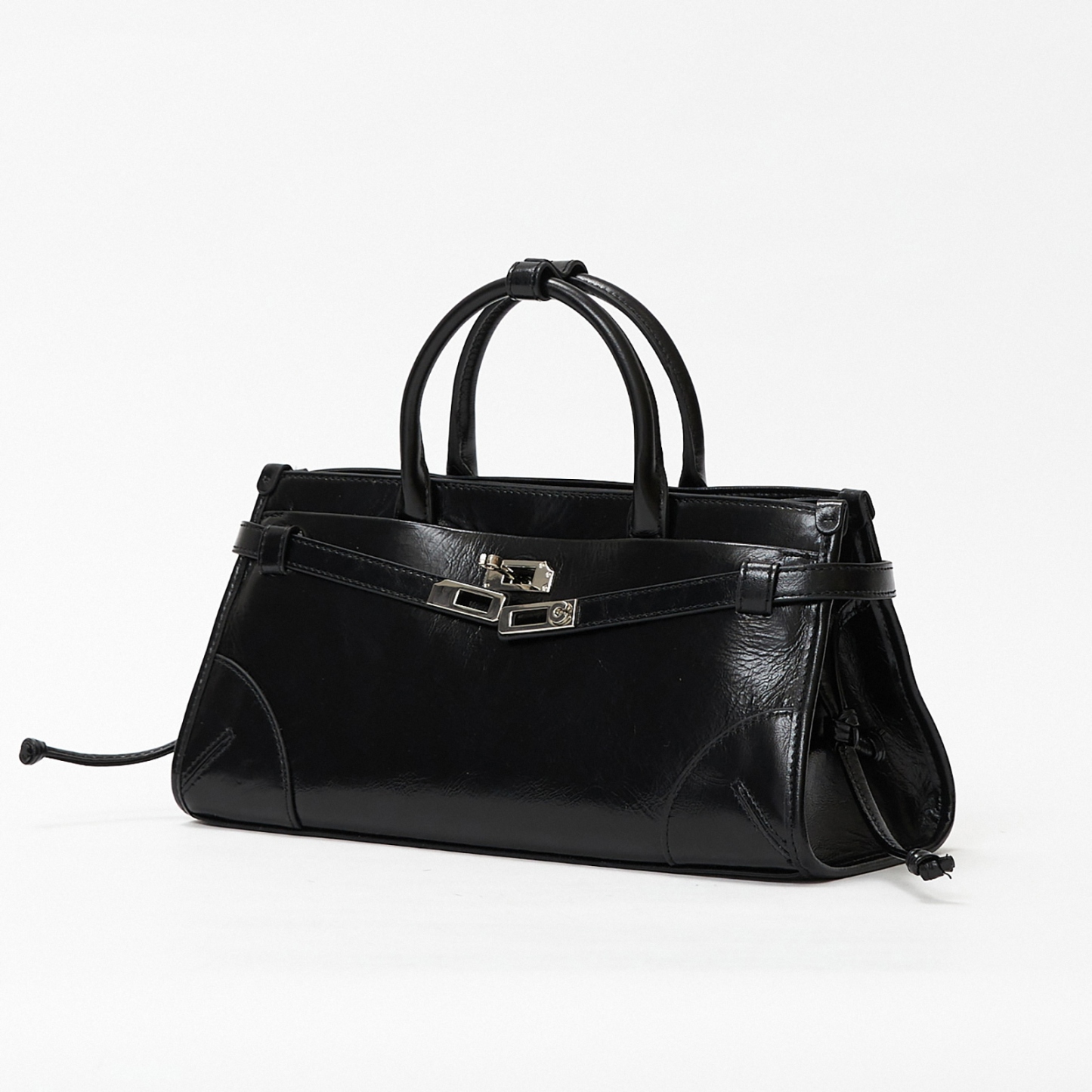 Classic Top Handle Bags, Genuine Leather Small Tote Bag, Women's Leather Shoulder Bag