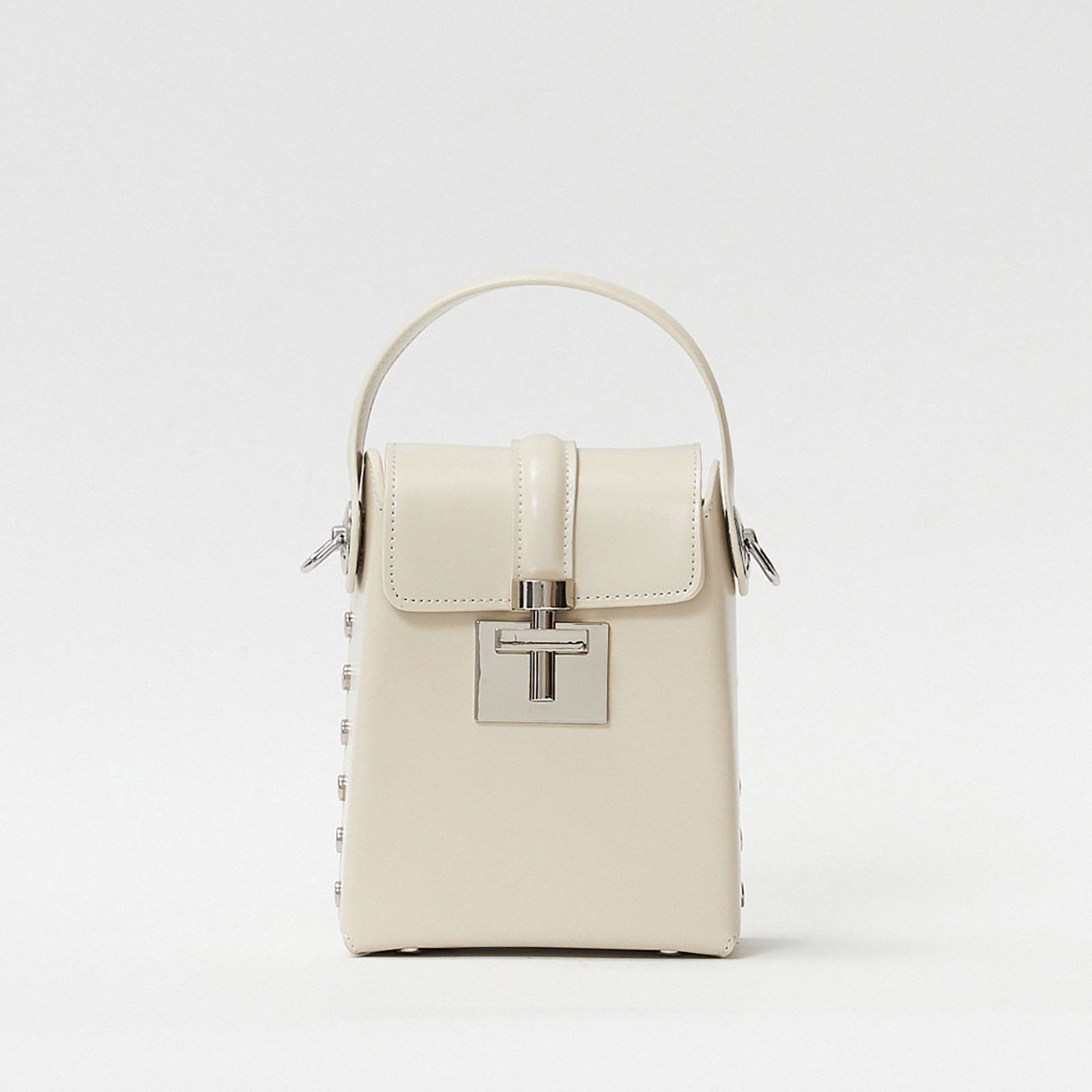 Leather Shoulder Bags, Leather Box Bag, Minimal Design Shoulder Bag