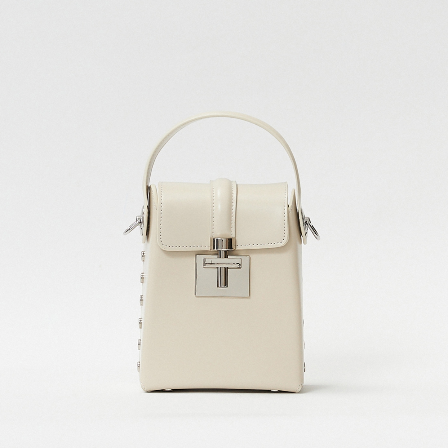 Leather Shoulder Bags, Leather Box Bag, Minimal Design Shoulder Bag