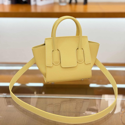 Small Leather Top Handle Bag, Mini leather Shoulder Bags, Minimal Timeless Design Purse