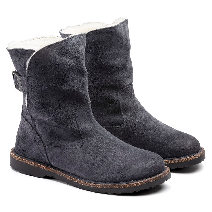 Birkenstock damskie buty Uppsala Shearling - grafitowe