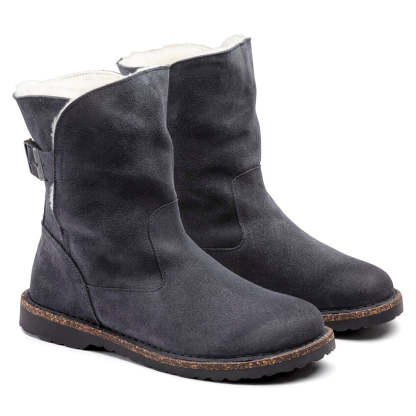 Birkenstock damskie buty Uppsala Shearling - grafitowe