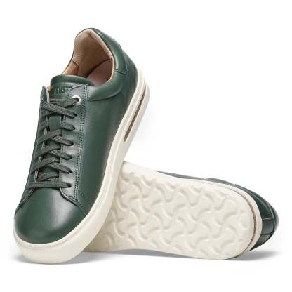 Birkenstock damskie skórzane trampki Bend - Thyme