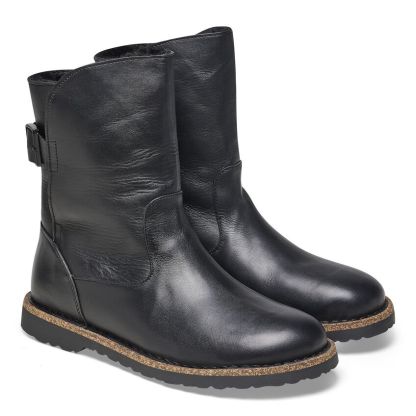 Birkenstock damskie buty Uppsala Shearling - czarne