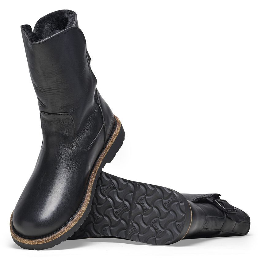 Birkenstock damskie buty Uppsala Shearling - czarne