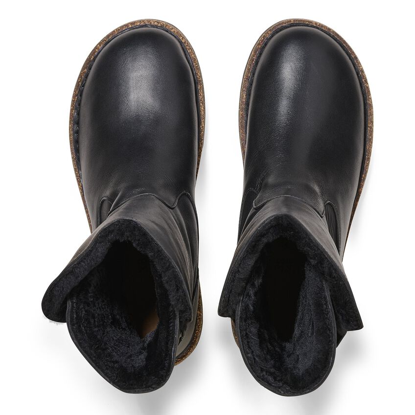 Birkenstock damskie buty Uppsala Shearling - czarne