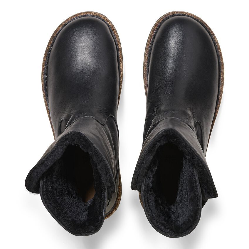 Birkenstock damskie buty Uppsala Shearling - czarne