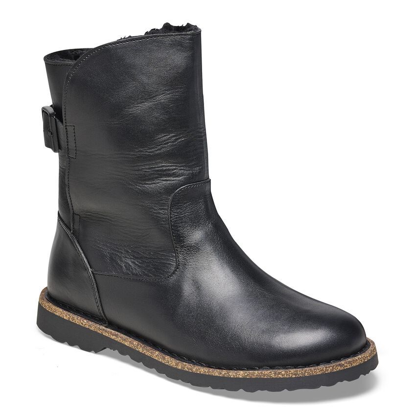 Birkenstock damskie buty Uppsala Shearling - czarne