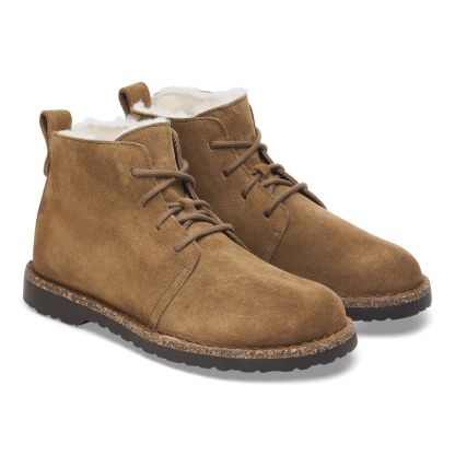 Birkenstock damskie buty Uppsala Mid Chukka - Dark Tea