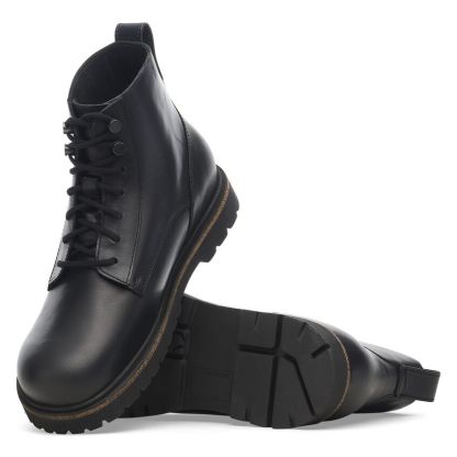 Birkenstock Męskie buty Highwood Lace Mid Boot - Czarne