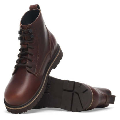 Birkenstock Męskie buty sznurowane Highwood - Czekolada