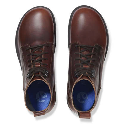 Birkenstock Męskie buty sznurowane Highwood - Czekolada