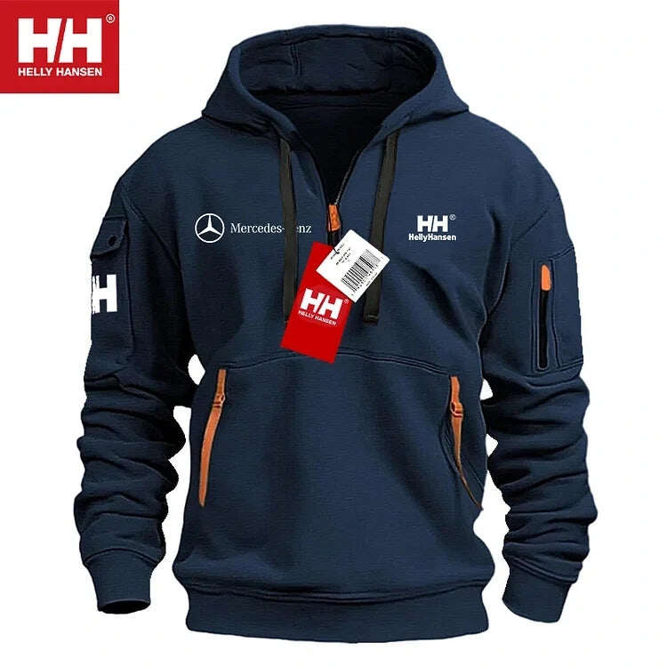 💕Helly Hansen® | Nowy sweter jesienno-zimowy Mercedes-Benz z darmowym zamkiem, rabat, ilość limitowana