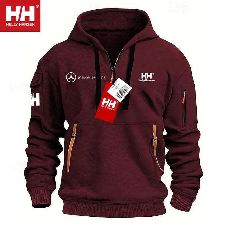 💕Helly Hansen® | Nowy sweter jesienno-zimowy Mercedes-Benz z darmowym zamkiem, rabat, ilość limitowana