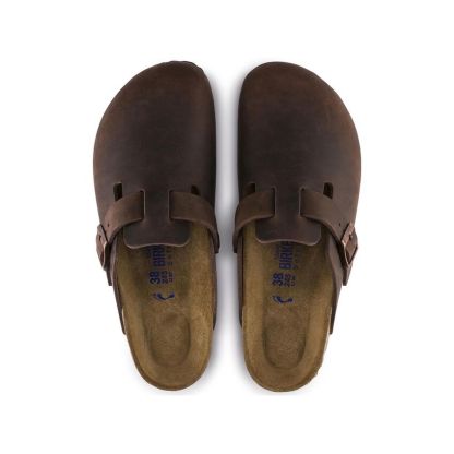 Birkenstock Unisex Boston Soft Footbed Oiled Leather - Hawana