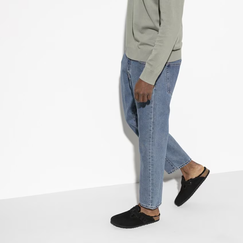 Birkenstock Unisex Boston Shearling Clog - Czarny