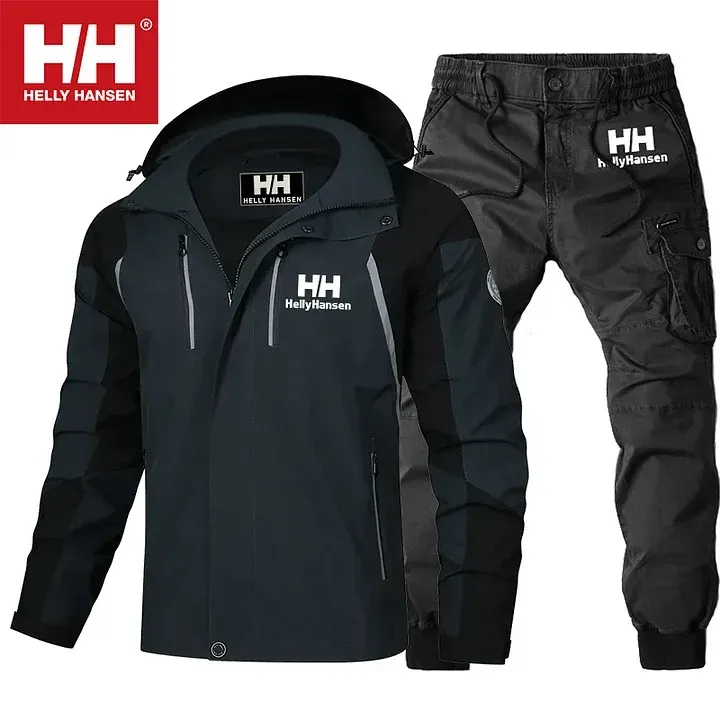 Helly Hansen - jesienno-zimowa nowa ciepła kurtka wodoodporna i wiatroszczelna 2024 + zimowe spodnie turystyczne Helly Hansen
