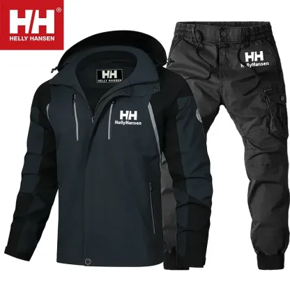 Helly Hansen - jesienno-zimowa nowa ciepła kurtka wodoodporna i wiatroszczelna 2024 + zimowe spodnie turystyczne Helly Hansen