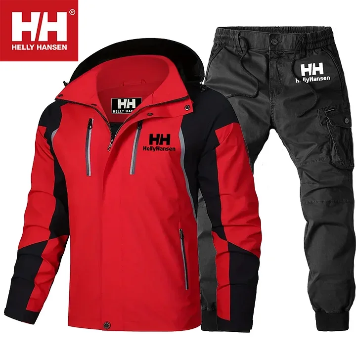 Helly Hansen - jesienno-zimowa nowa ciepła kurtka wodoodporna i wiatroszczelna 2024 + zimowe spodnie turystyczne Helly Hansen