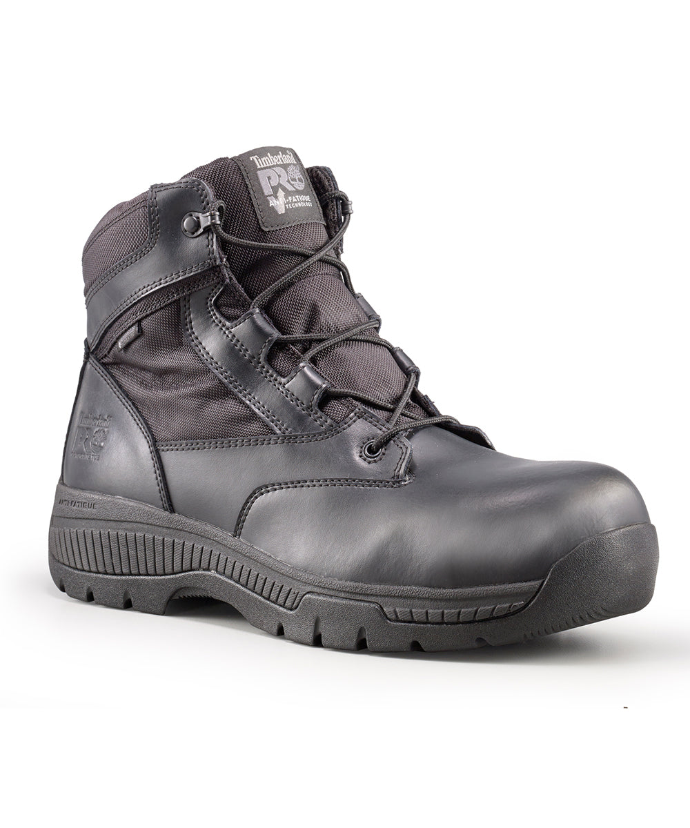 Timberland PRO Valor Duty Wodoodporne Buty Męskie, Kompozytowy Nosek, Botki z Bocznym Zamkiem - Czarne