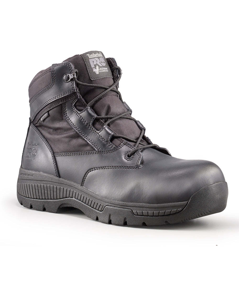 Timberland PRO Valor Duty Wodoodporne Buty Męskie, Kompozytowy Nosek, Botki z Bocznym Zamkiem - Czarne