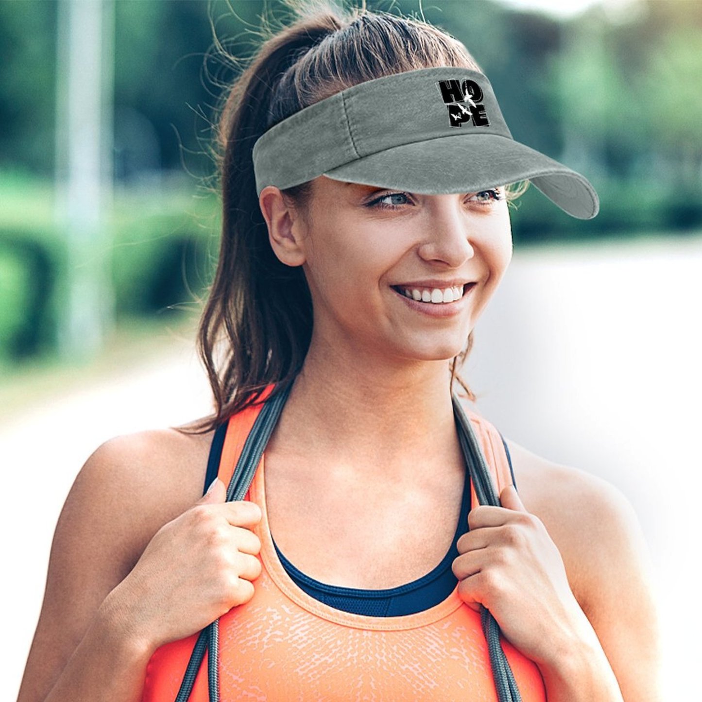 Adjustable Cotton Sun Visor Hat for Men Women