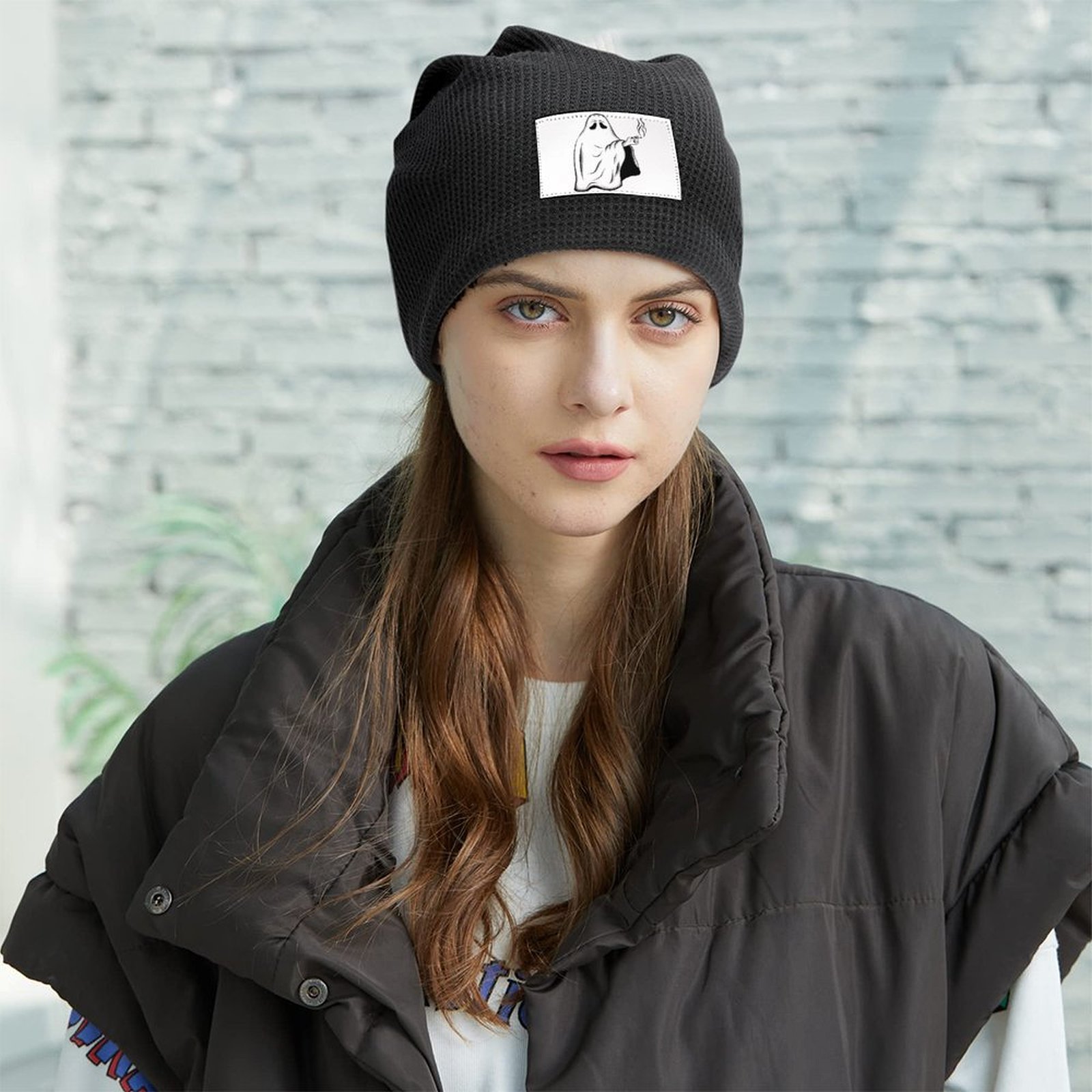 Winter Hats Plush Lined Beanie Knit Chunky