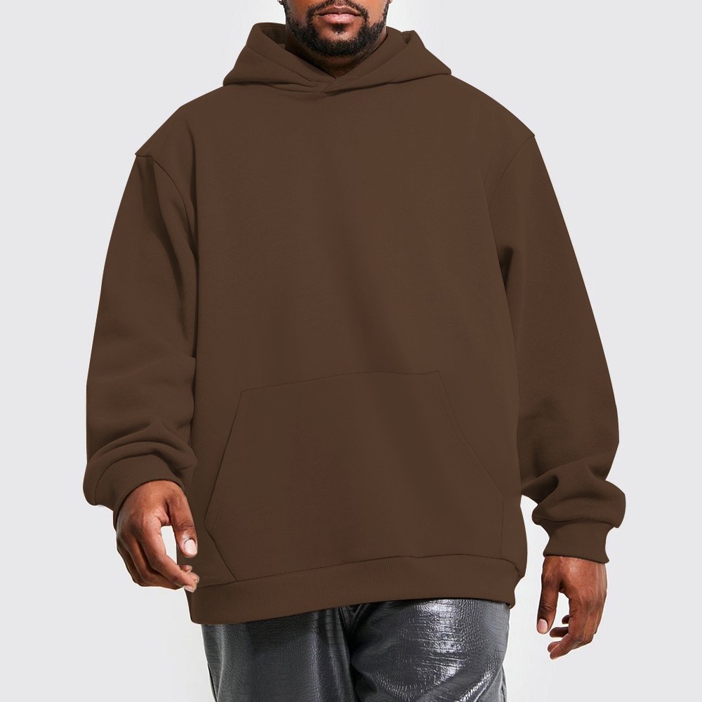Timeless Men’s Brown Hoodie with Classic Design and Comfortable Fit
