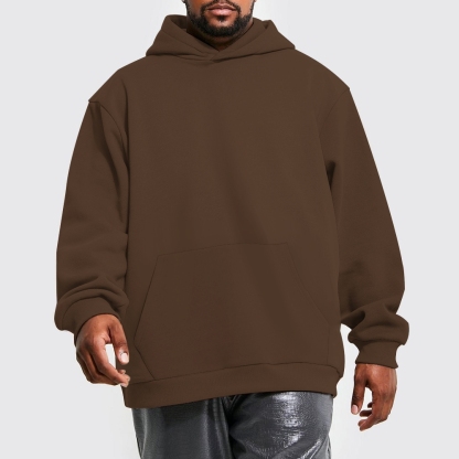 Timeless Men’s Brown Hoodie with Classic Design and Comfortable Fit