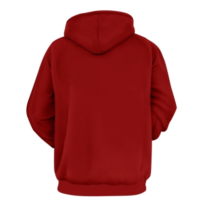Timeless Men’s Red Hoodie with Classic Design and Comfortable Fit