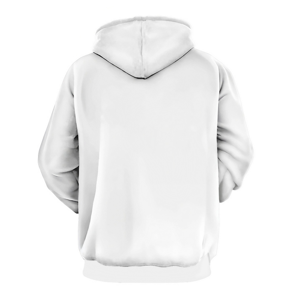 Men’s Pullover Hoodie with Drawstring Hood