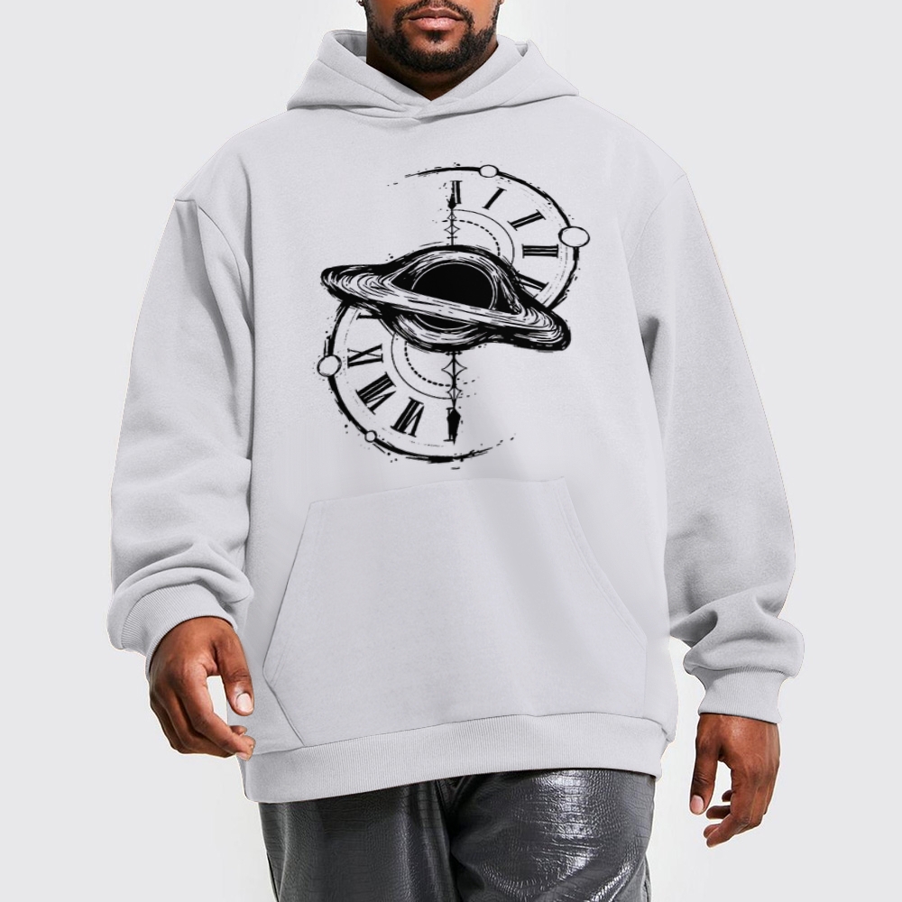 Men’s Pullover Hoodie with Drawstring Hood