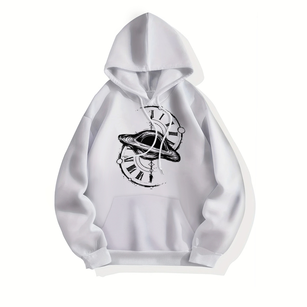 Men’s Pullover Hoodie with Drawstring Hood