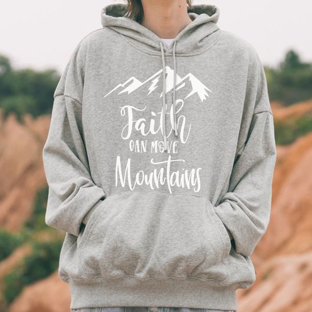 Faith Can Move Mountains Explore The New Charm Hoodie