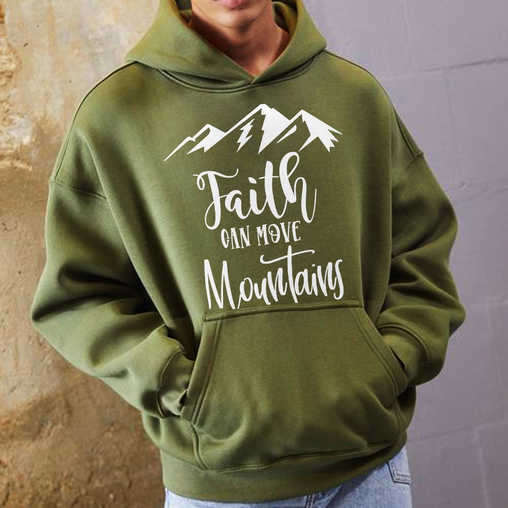 Faith Can Move Mountains Explore The New Charm Hoodie