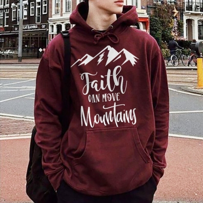 Faith Can Move Mountains Explore The New Charm Hoodie